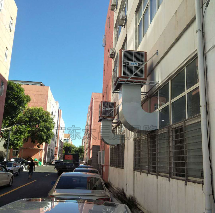 陶瓷廠降溫方案怎么做？看這家大型陶瓷車間環(huán)?？照{(diào)工程效果