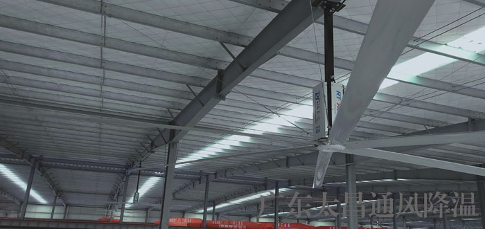 工業(yè)大風扇在高溫車間通風降溫效果好嗎？