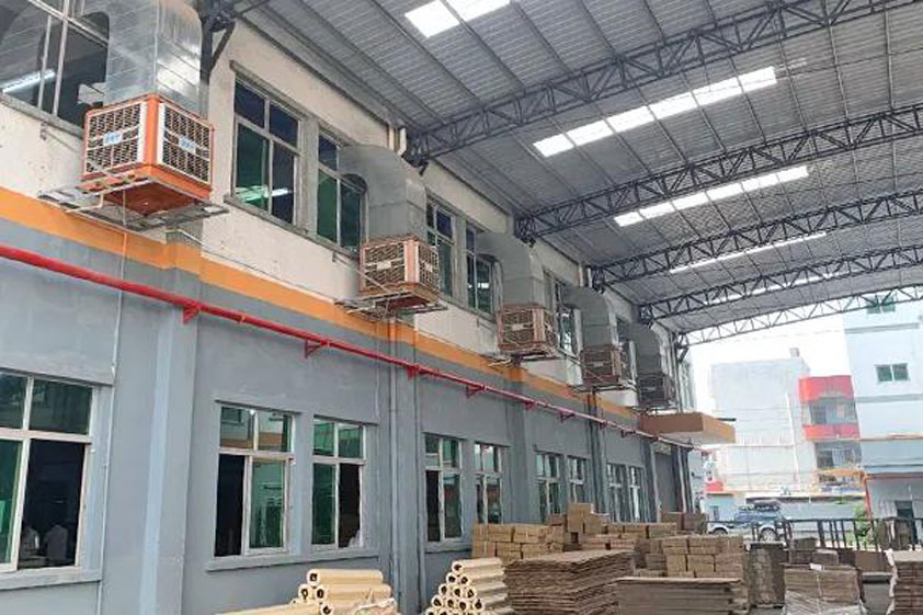 開放式廠房降溫方案  環(huán)?？照{是不錯的選擇