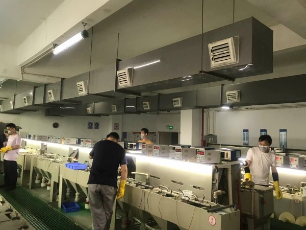 電鍍車間安裝環(huán)?？照{(diào)案例